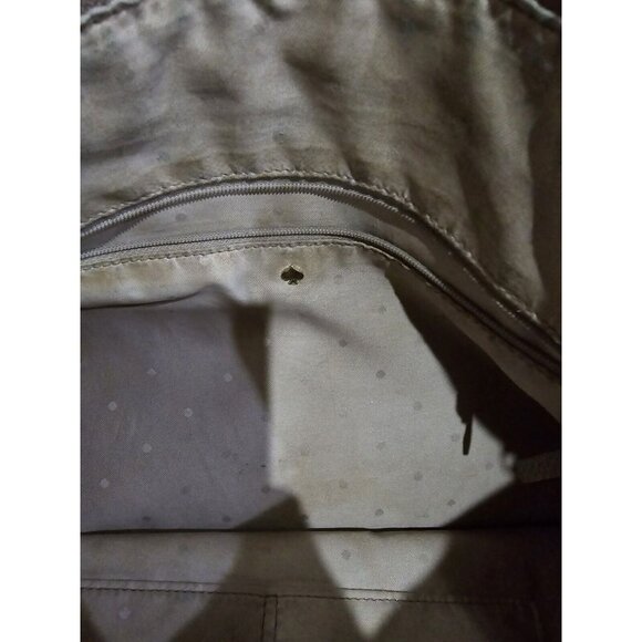 Kate Spade Cedar Street Harmony Large Tote PEBBLE Dark Gray Purse Bag Leather - Picture 5 of 6